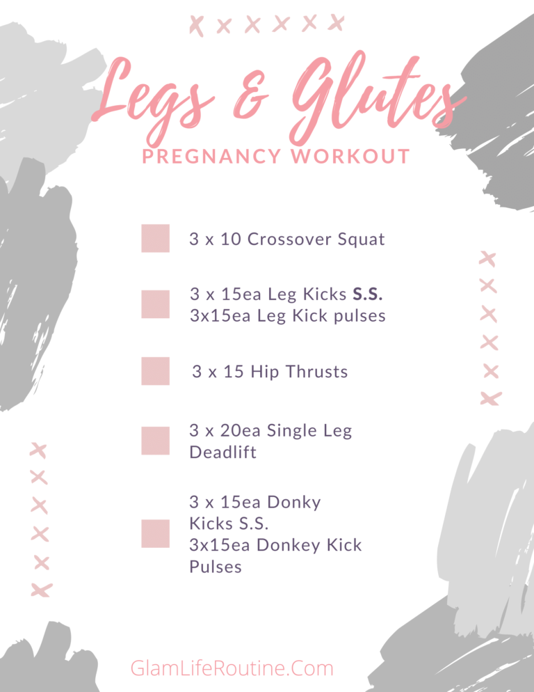 Lower Body Pregnancy Workout Glam Life Routine Lower Body Pregnancy Workout Glam Life Routine